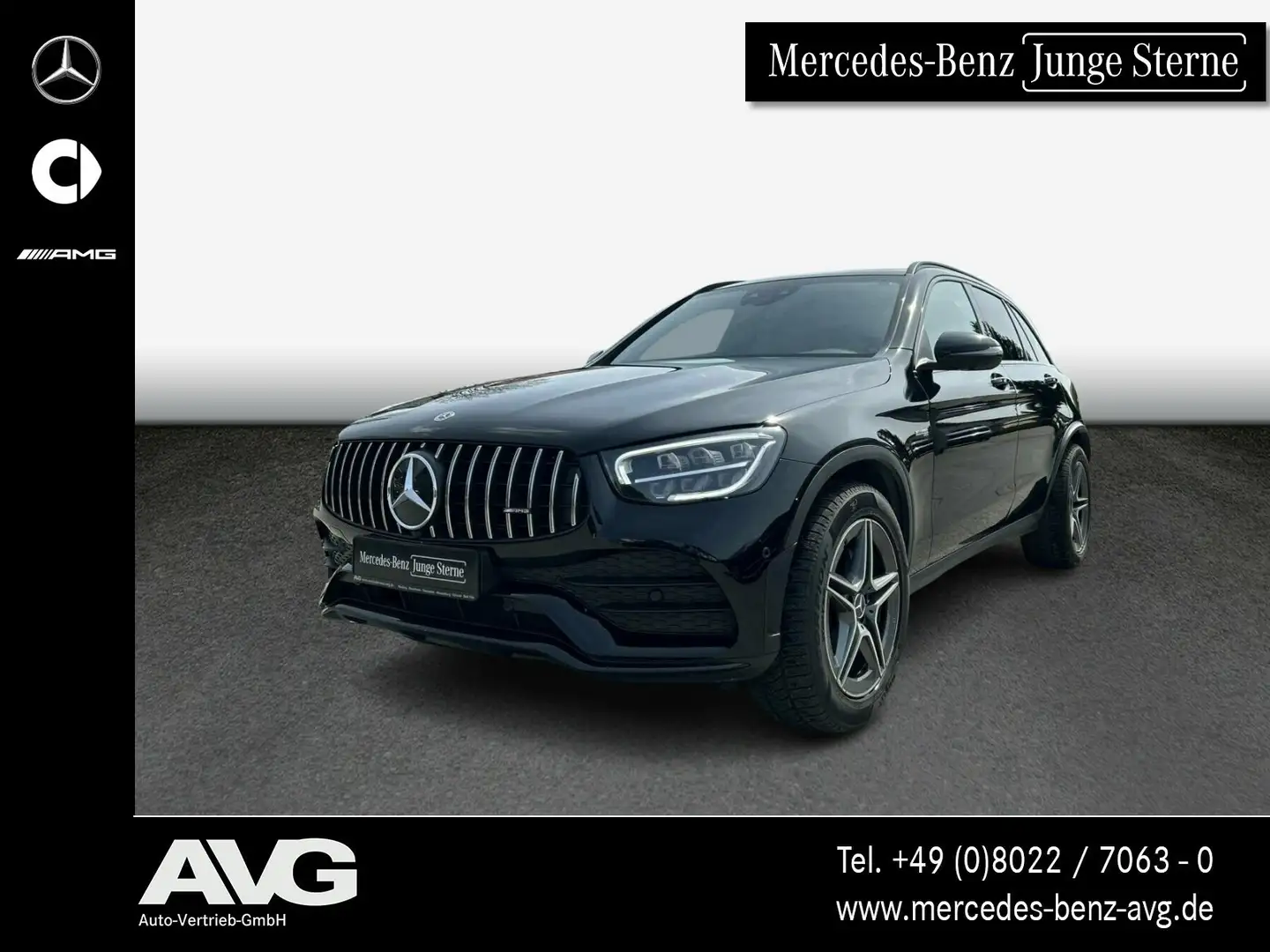 Mercedes-Benz GLC 43 AMG Mercedes-AMG GLC 43 4M AHK/PANO/360/BUR/NIGHT Noir - 1