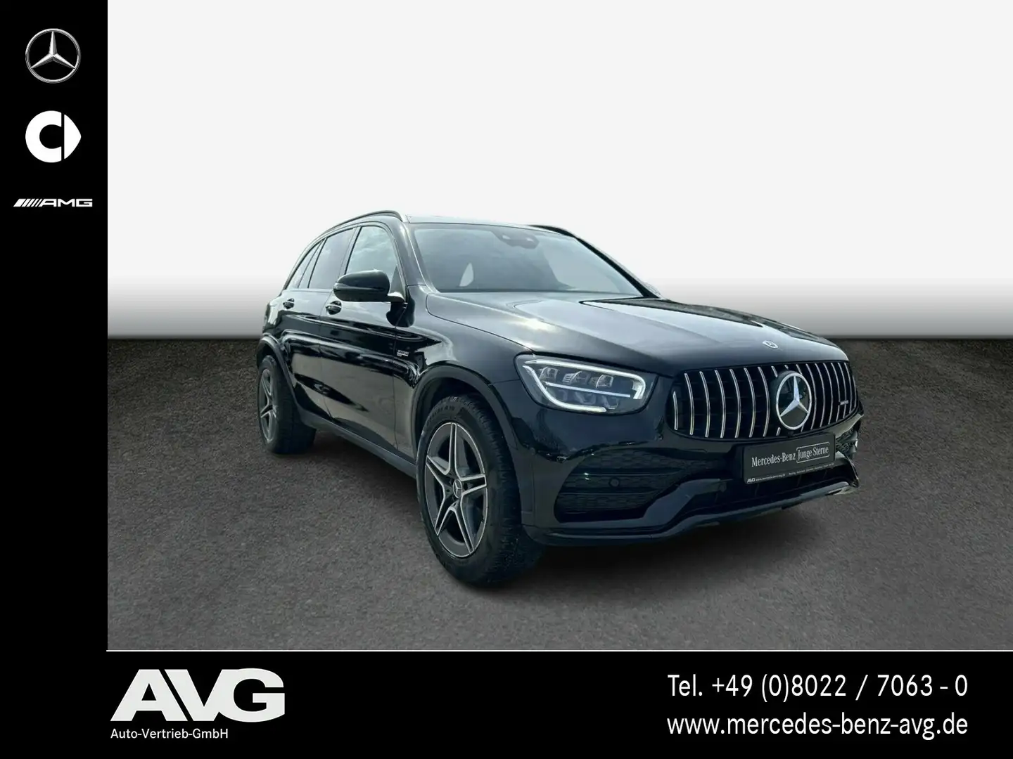 Mercedes-Benz GLC 43 AMG Mercedes-AMG GLC 43 4M AHK/PANO/360/BUR/NIGHT Noir - 2