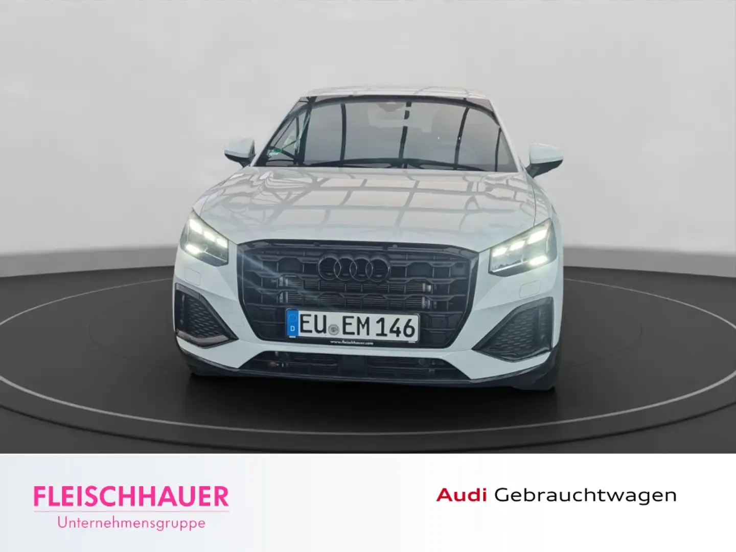 Audi Q2 35 TFSI advanced DSG Matrix+AHK+CarPlay+Navi+APS P Weiß - 2