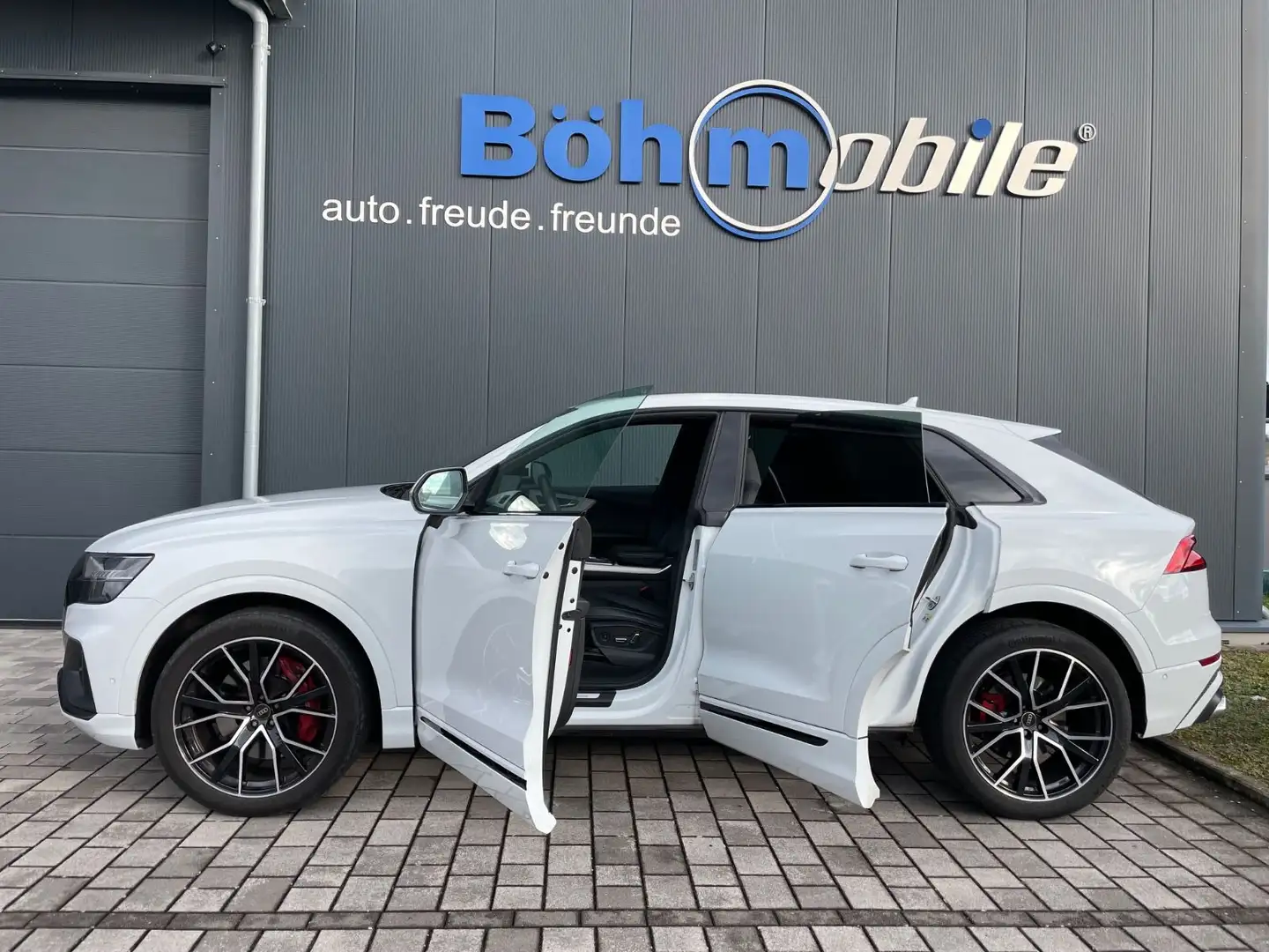 Audi SQ8 4.0 TFSI/Pano/AHK/STDHZG/HUD/22 Zoll/MWST Blanc - 2
