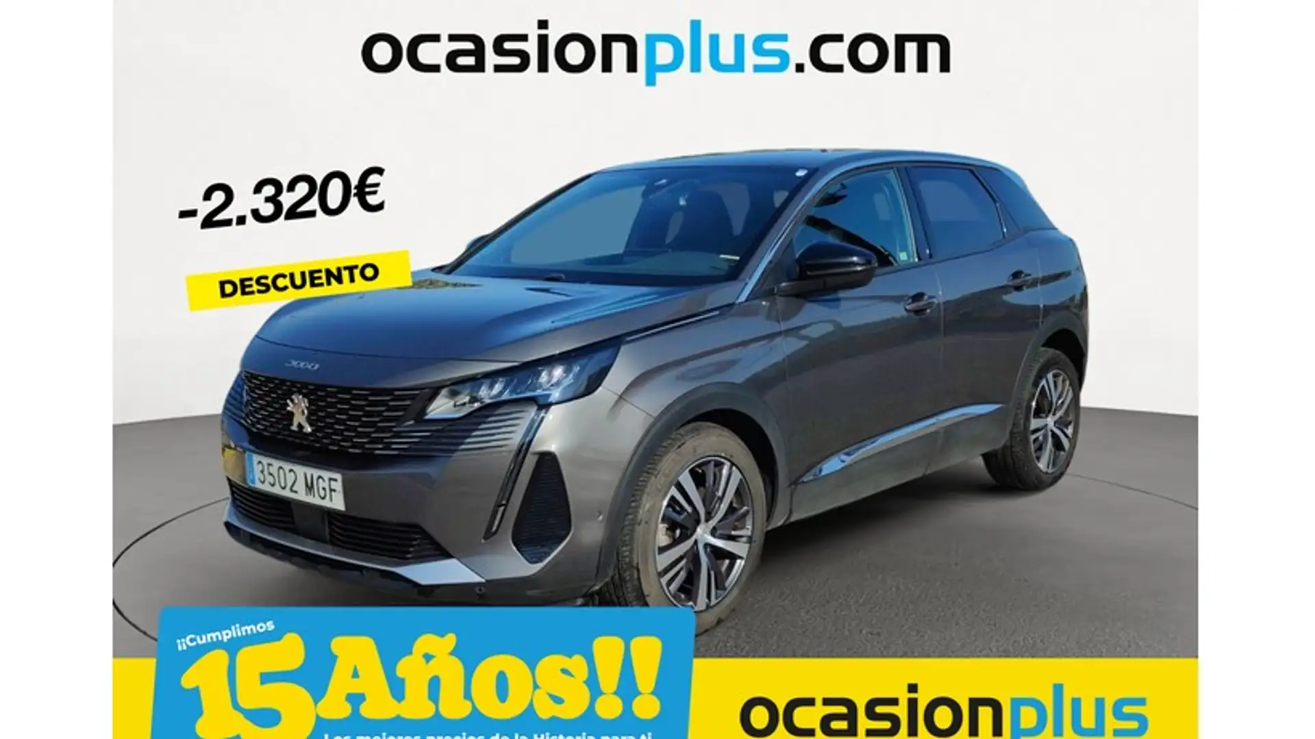 Peugeot 3008 1.2 PureTech S&S Allure 130 Plateado - 1