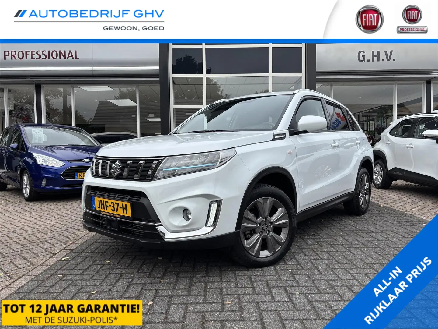 Suzuki Vitara 1.4 Boosterjet 129pk Smart Hybrid Automaat Select Wit - 1