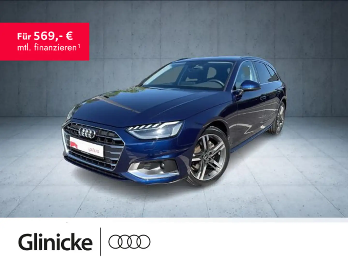 Audi A4 advanced 35 TDI LED/Nav/18''/Kam/PBox/A Blau - 1