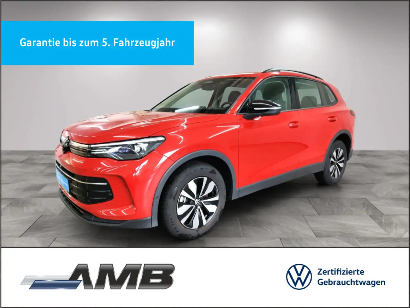 Volkswagen Tiguan Goal 2.0 TDI AHK/Nav/360°/Standhz/3.30Gar Rot - 1