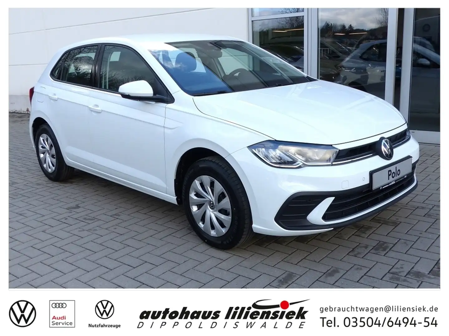 Volkswagen Polo 1.0  Life *LED*PDC*ZV*EFH* Wit - 1