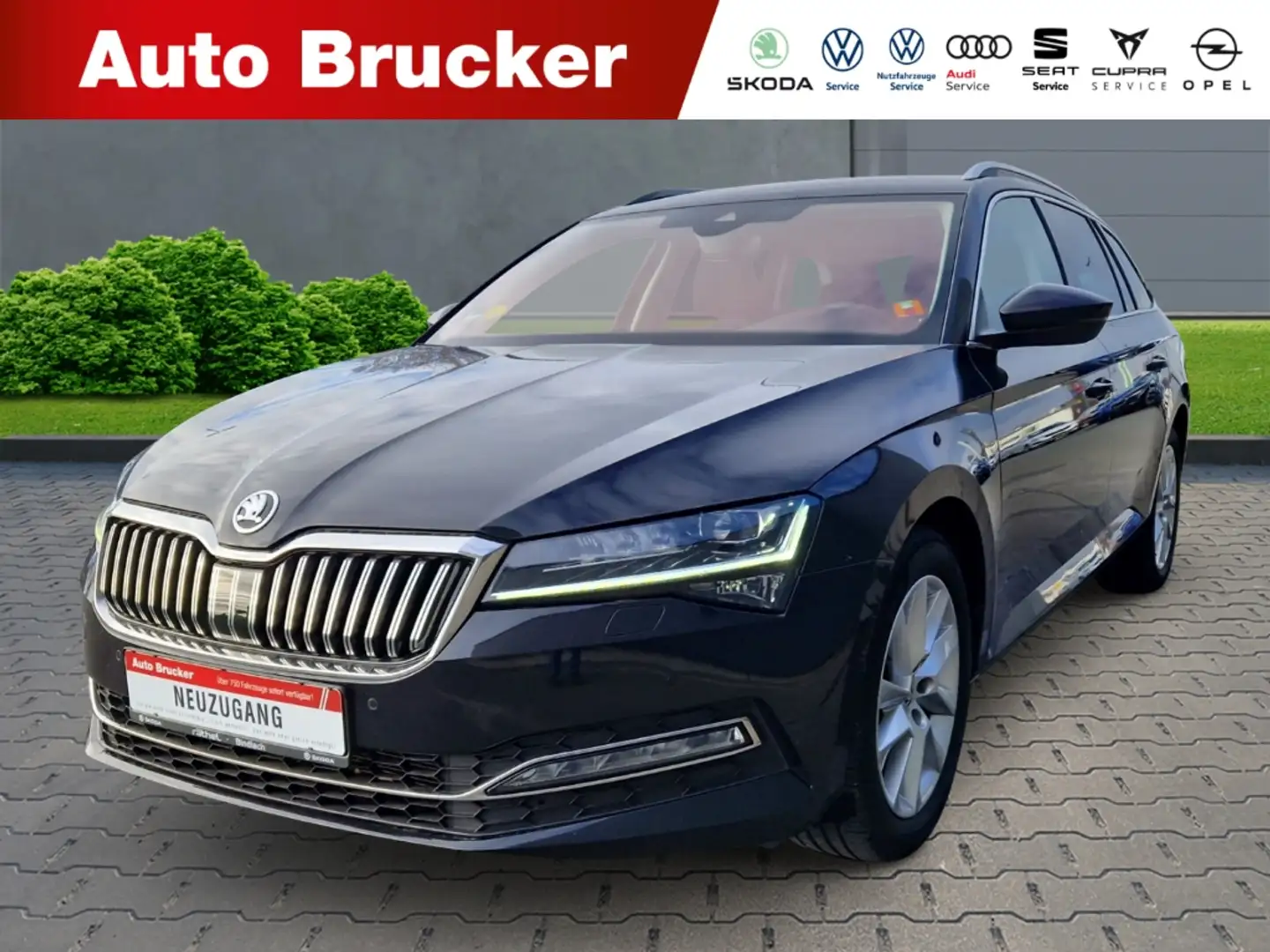 Skoda Superb Combi Style 4x4+Anhängerkupplung+Standheizung+Navi Schwarz - 1