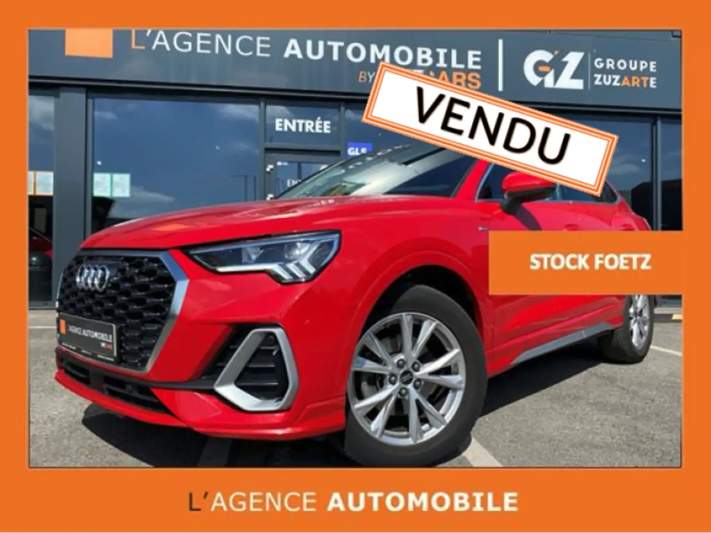 Audi Q3 SPORTBACK 35 TFSI S-LINE ext. Rouge - 1