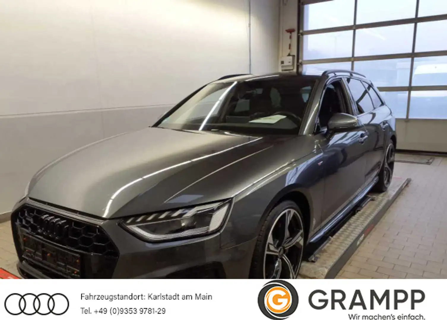 Audi A4 S line 40 TFSI quattro S-tronic +OPTIK+ Grau - 1