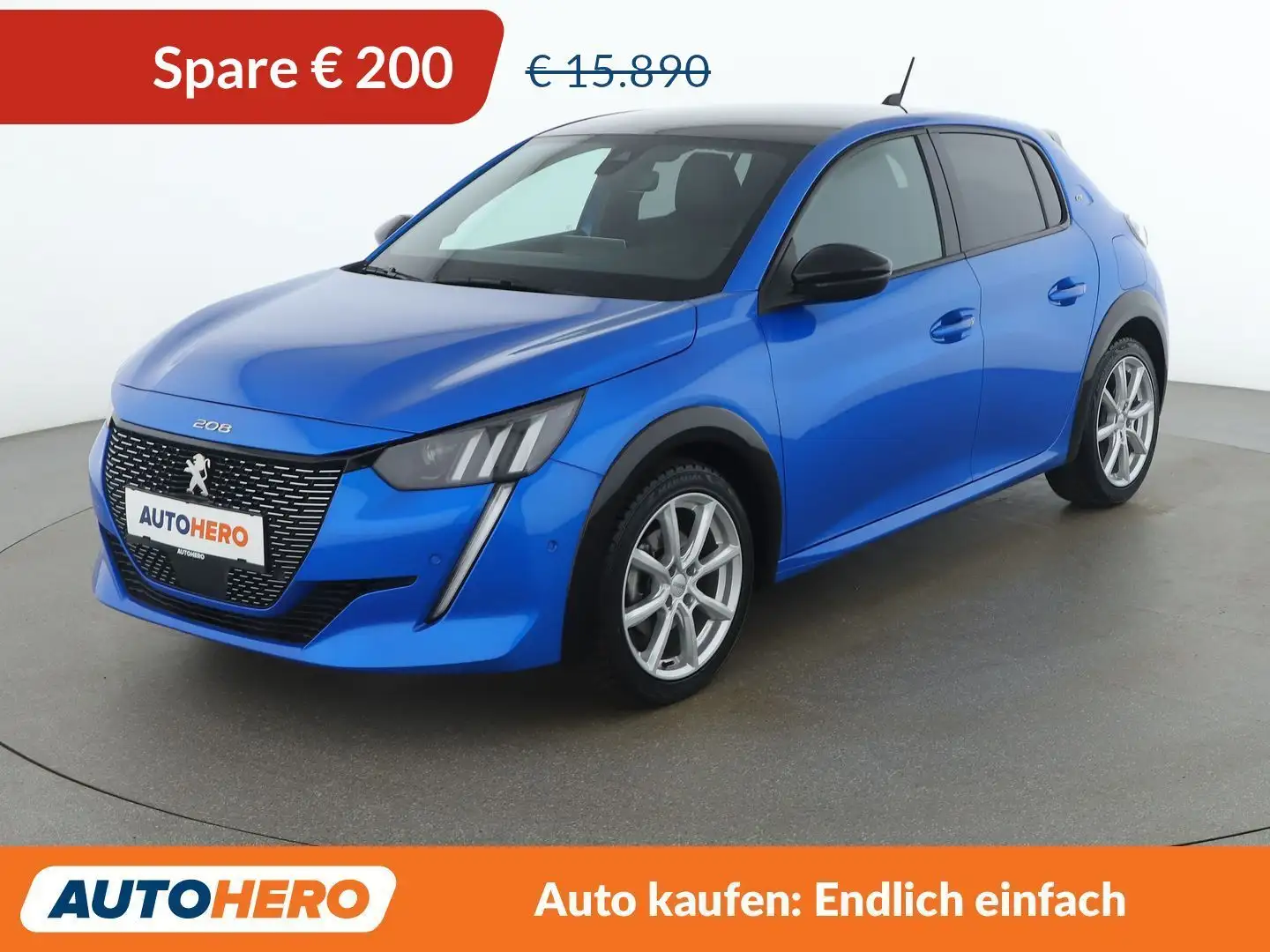 Peugeot 208 1.2 PureTech GT Line Blau - 1