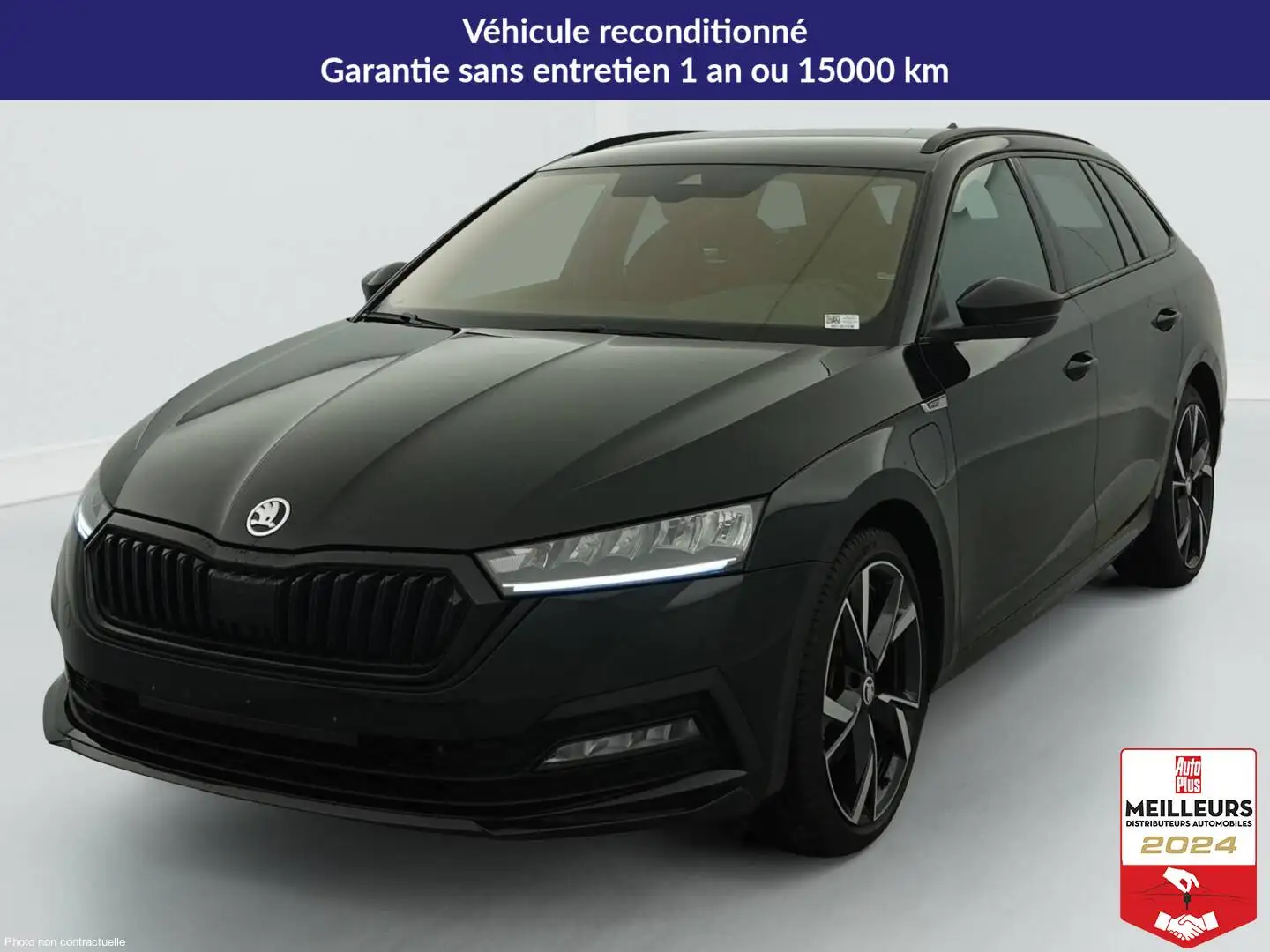 Skoda Octavia 1.4 TSI PHEV iV 204 ch DSG6e Sportline Noir - 1