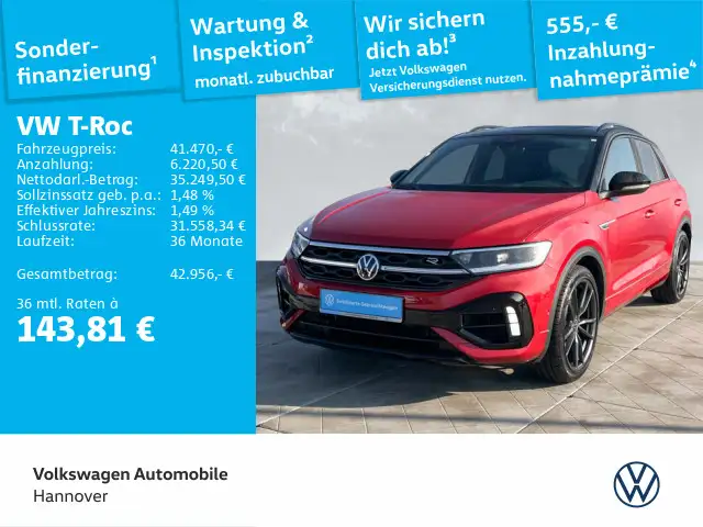 Volkswagen T-Roc R 2.0 TSI DSG 4 Motion Navi AHK LED Pano K