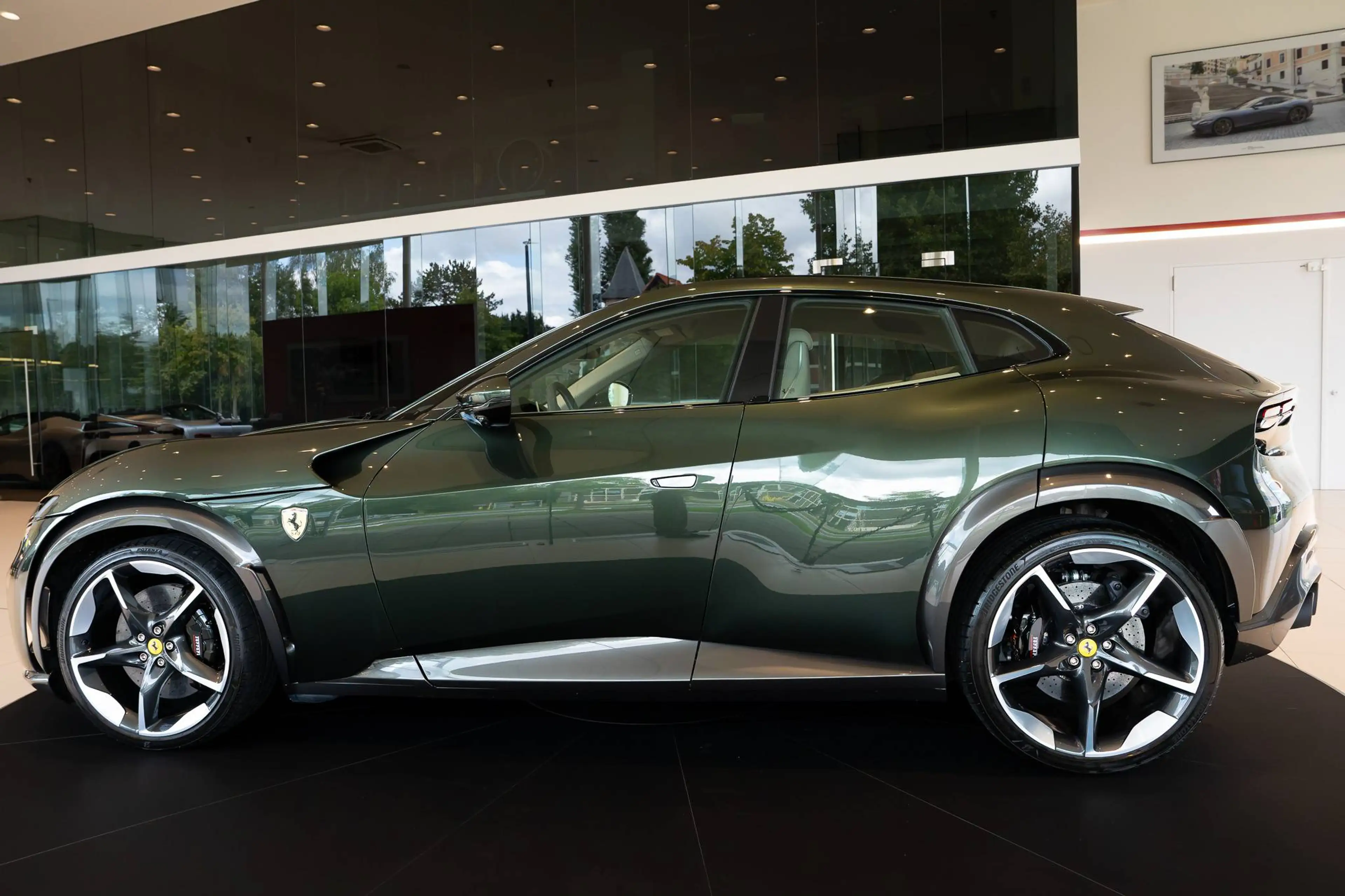 Ferrari Purosangue Verde Met | Panoramic Roof | VAT-car — photo 7