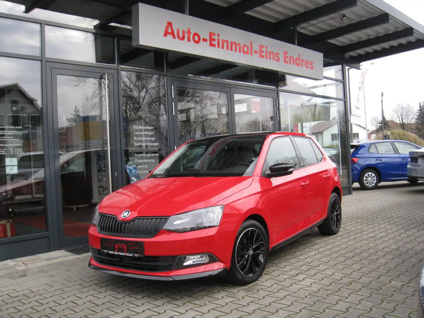 Skoda Fabia 1.2TSI MONTE CARLO 66kW/90PS - PANO - BLACK-Line Rot - 1