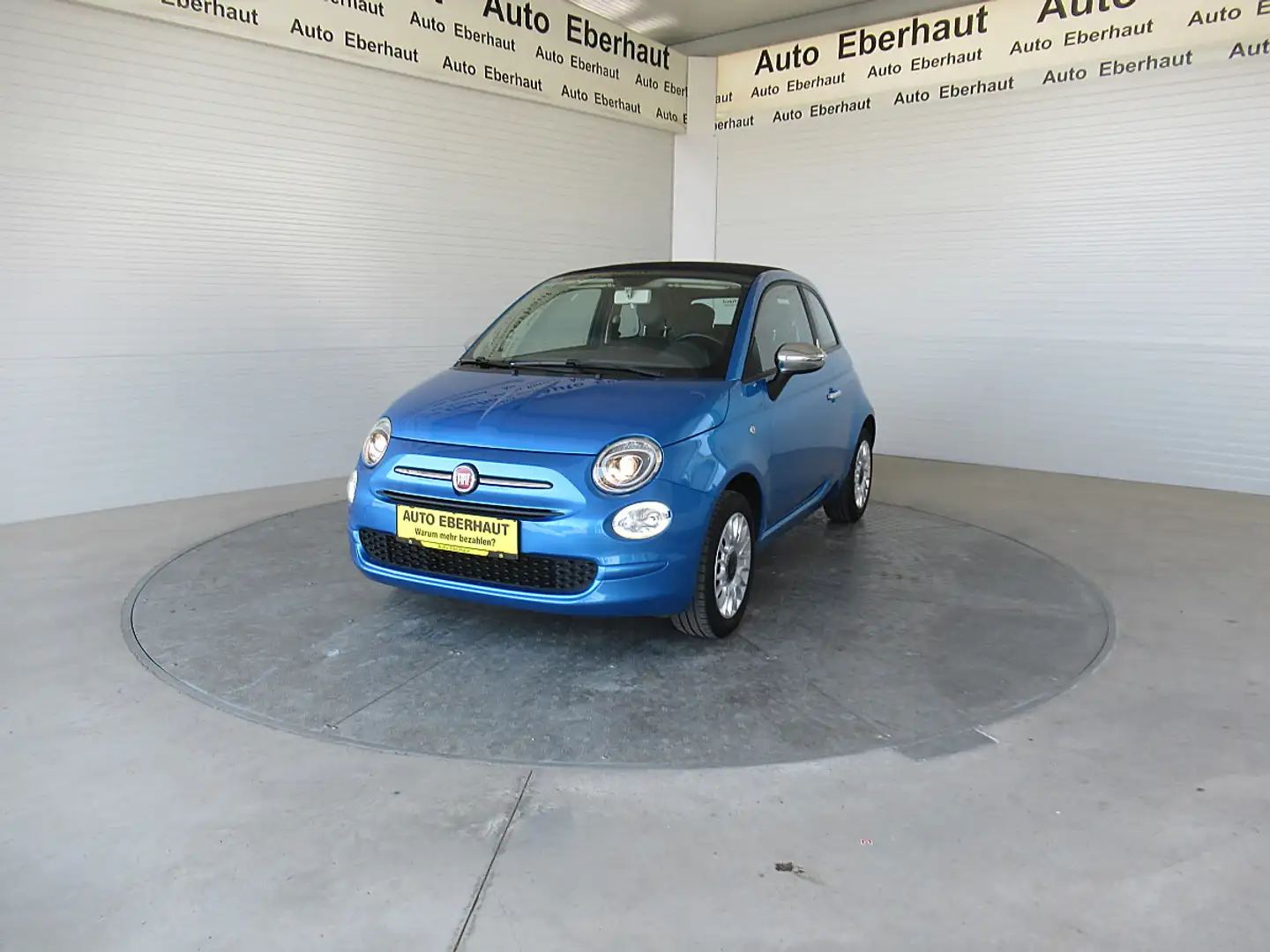 Fiat 500C 1,2 69 Mirror *Fetzendach *Klima *Tempomat *Neb... Blau - 1