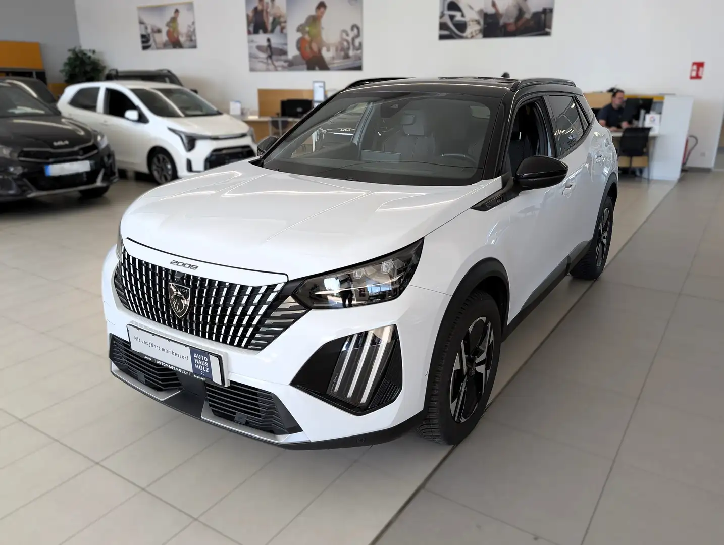 Peugeot 2008 GT PureTech 130 EAT8 ACC Navi Blanc - 1