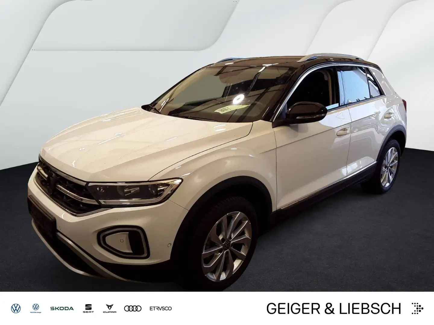 Volkswagen T-Roc T-ROC 1.5 TSI DSG STYLE*LED*AHK*NAVI*KLIMA*PDC*S Weiß - 1