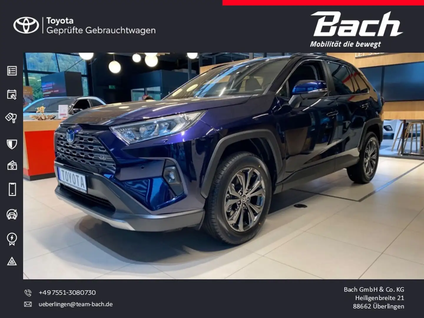 Toyota RAV 4 RAV4 - 2.5 l Hybrid 4x2 Team D Technik Paket Blau - 1