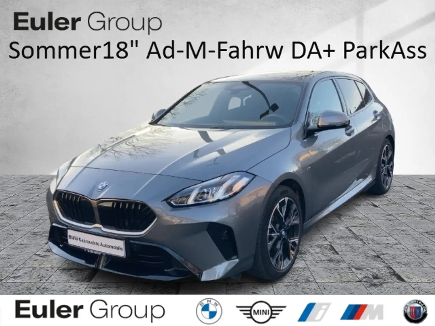 BMW 120 i M-Sport Sommer18'' Ad-M-Fahrw DA+ ParkAss AG DAB Grau - 1
