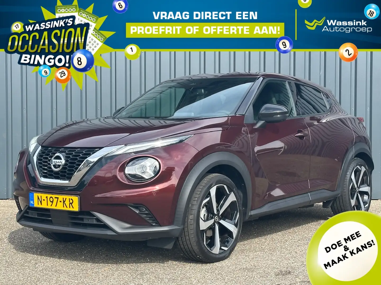 Nissan Juke 1.0 DIG-T 117pk N-Design I Trekhaak 1250KG I Adapt Rood - 1