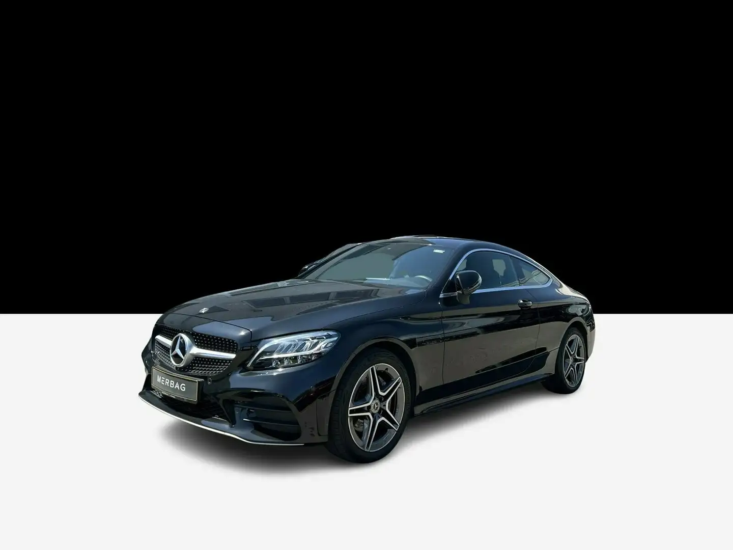 Mercedes-Benz C 200 C 200 4M Cpe  AMG Line Navi/Styling/Autom./Klima Noir - 1