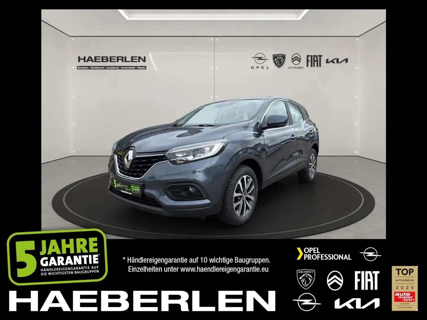 Renault Kadjar 1.3 TCe 140 GPF Zen PDCv+h SHZ KlimaA Gri - 1