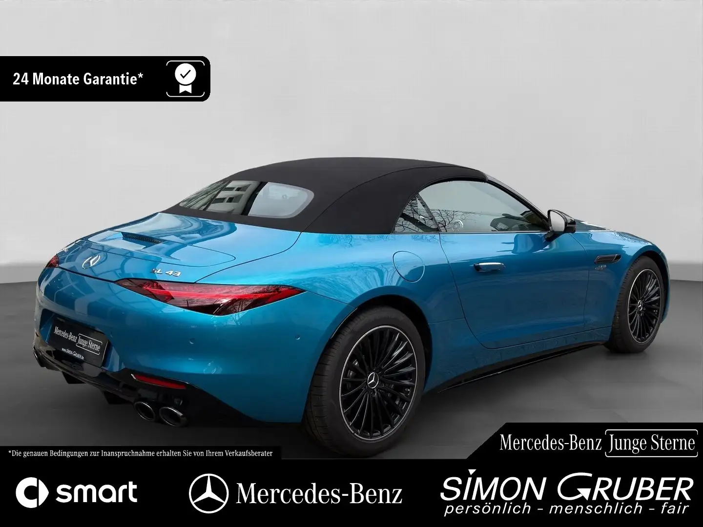 Mercedes-Benz SL 43 AMG Carbon Sitzklima Massage Burm HUD HAL Blau - 2
