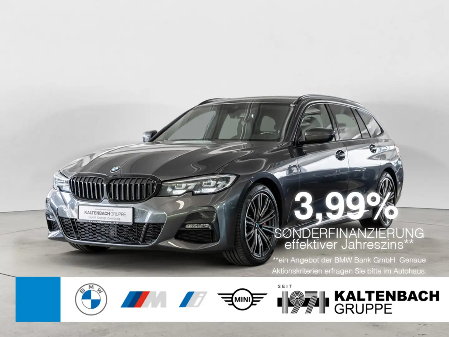 BMW 330 d Touring M-Sport LED NAVI SHZ PDC KEYLESS Gris - 1