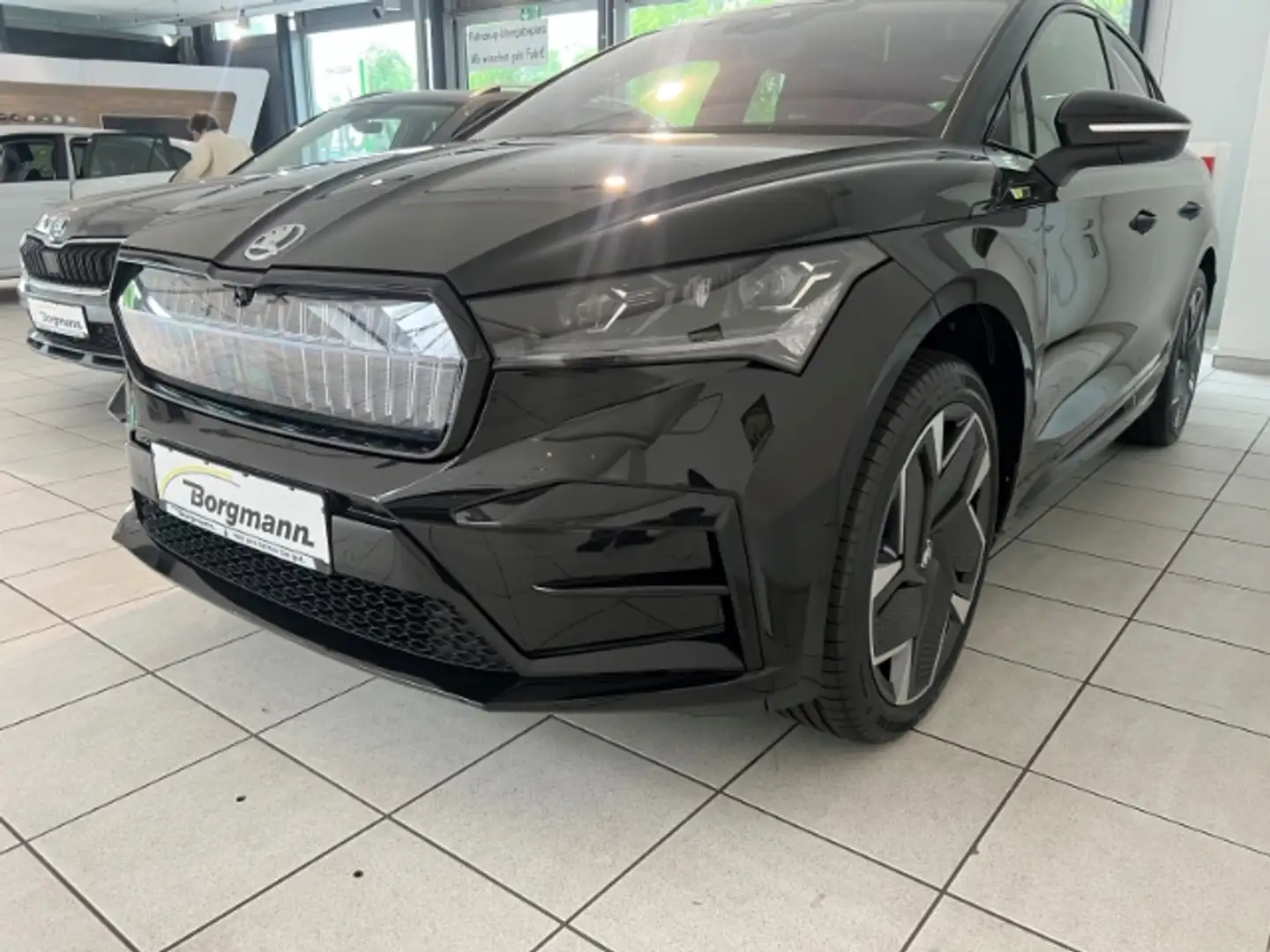Skoda Enyaq Lounge Coupe RS 82kWh HUD AHK-klappbar Navi Digita Schwarz - 1