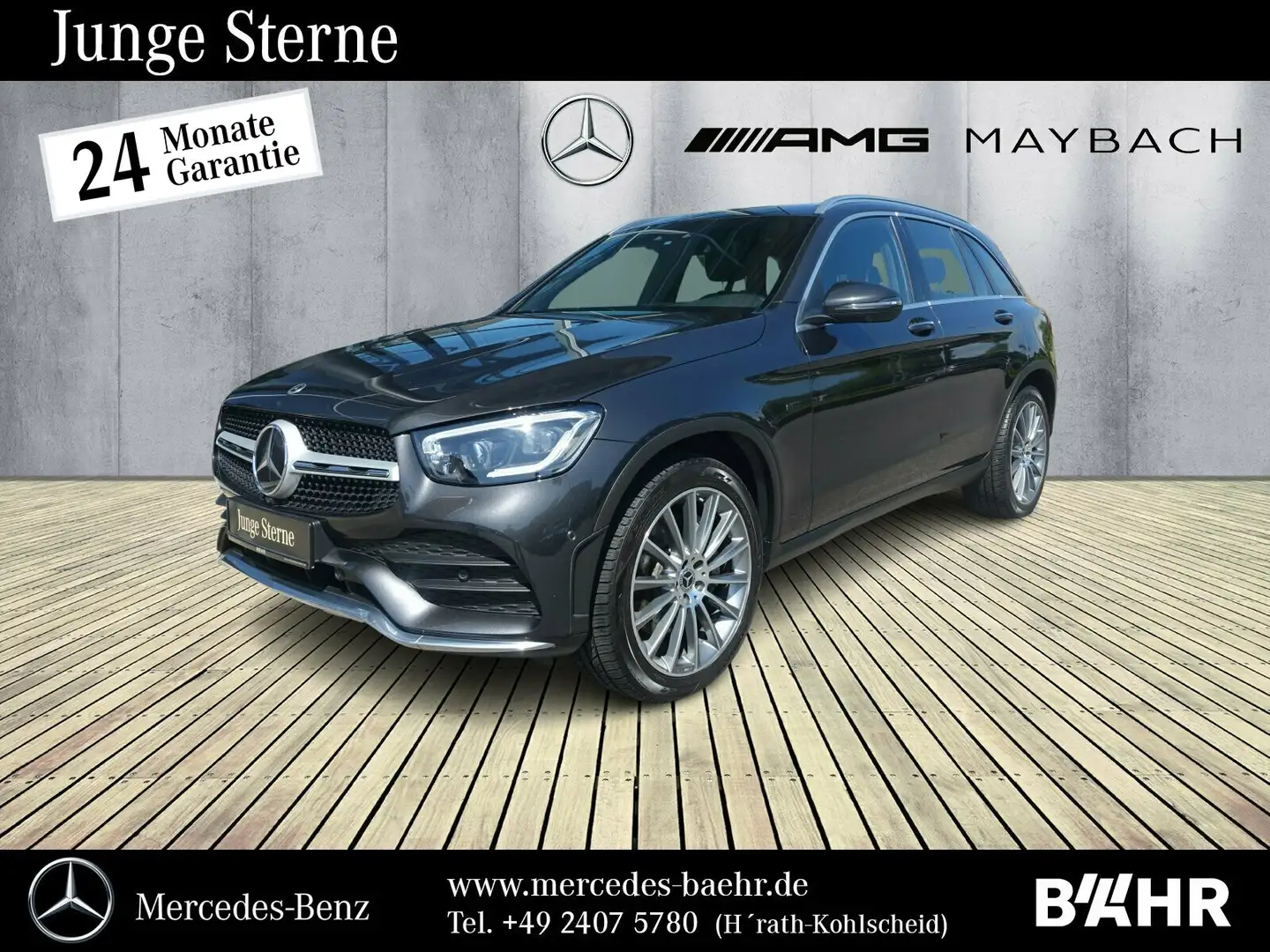 Mercedes-Benz GLC 300 GLC 300 de 4M AMG/MBUX/Multibeam/AHK/360°/Pano Gris - 1