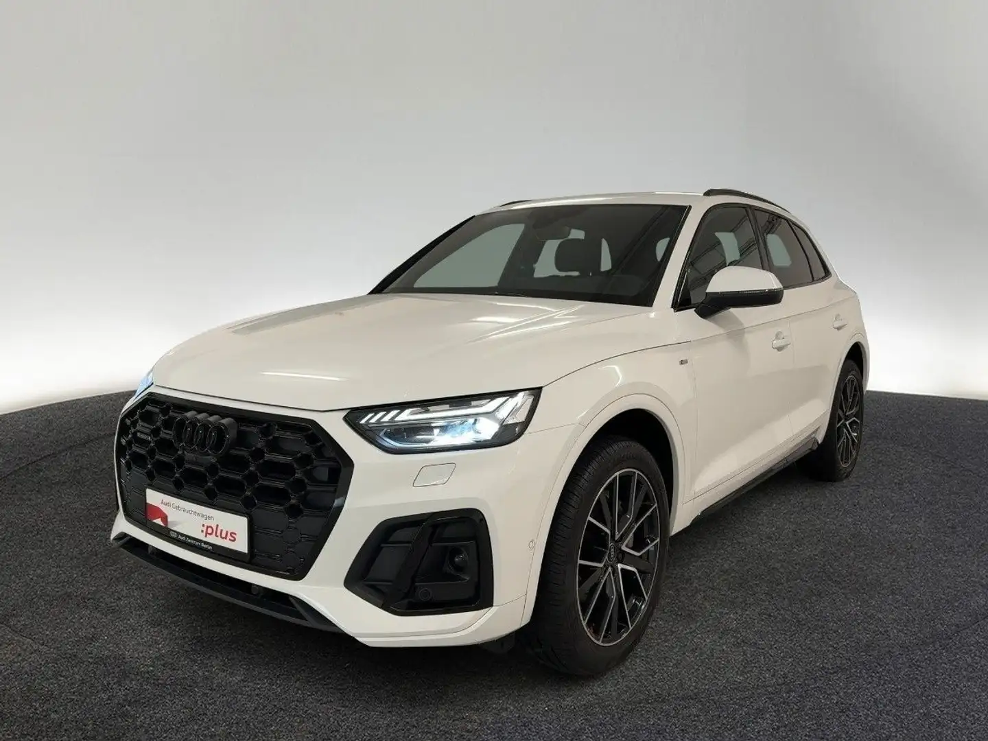 Audi Q5 S line 40 TDI qu. S tr. AHK MATRIX STDHZG 360 Weiß - 2