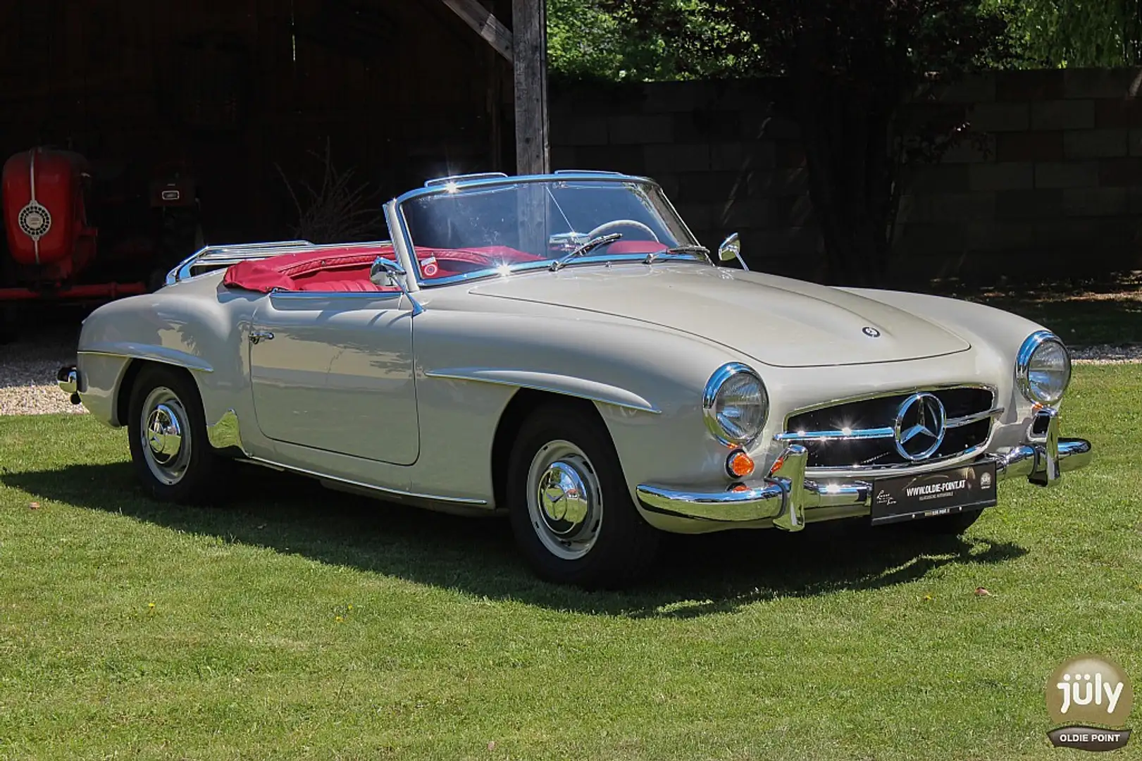 Mercedes-Benz 190 SL von Oldie Point vollrestauriert Білий - 1