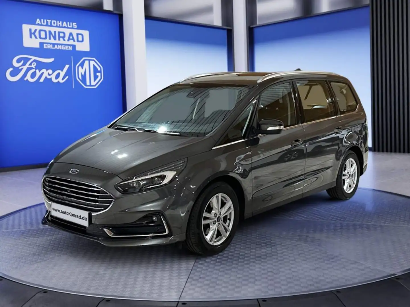 Ford Galaxy 2.0 EcoBlue TITANIUM *AHK*7-Sitzer*Business-Pk* Gris - 1