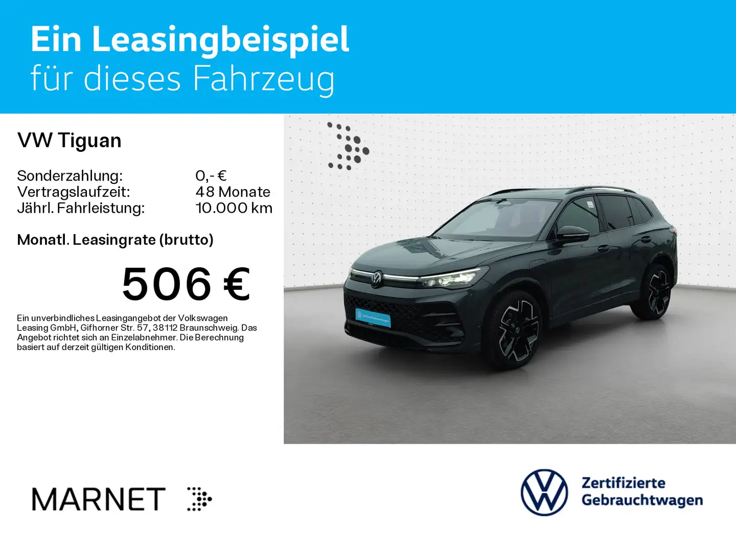 Volkswagen Tiguan 1.5 TSI DSG  eHybrid R-Line Black Style* Grau - 2