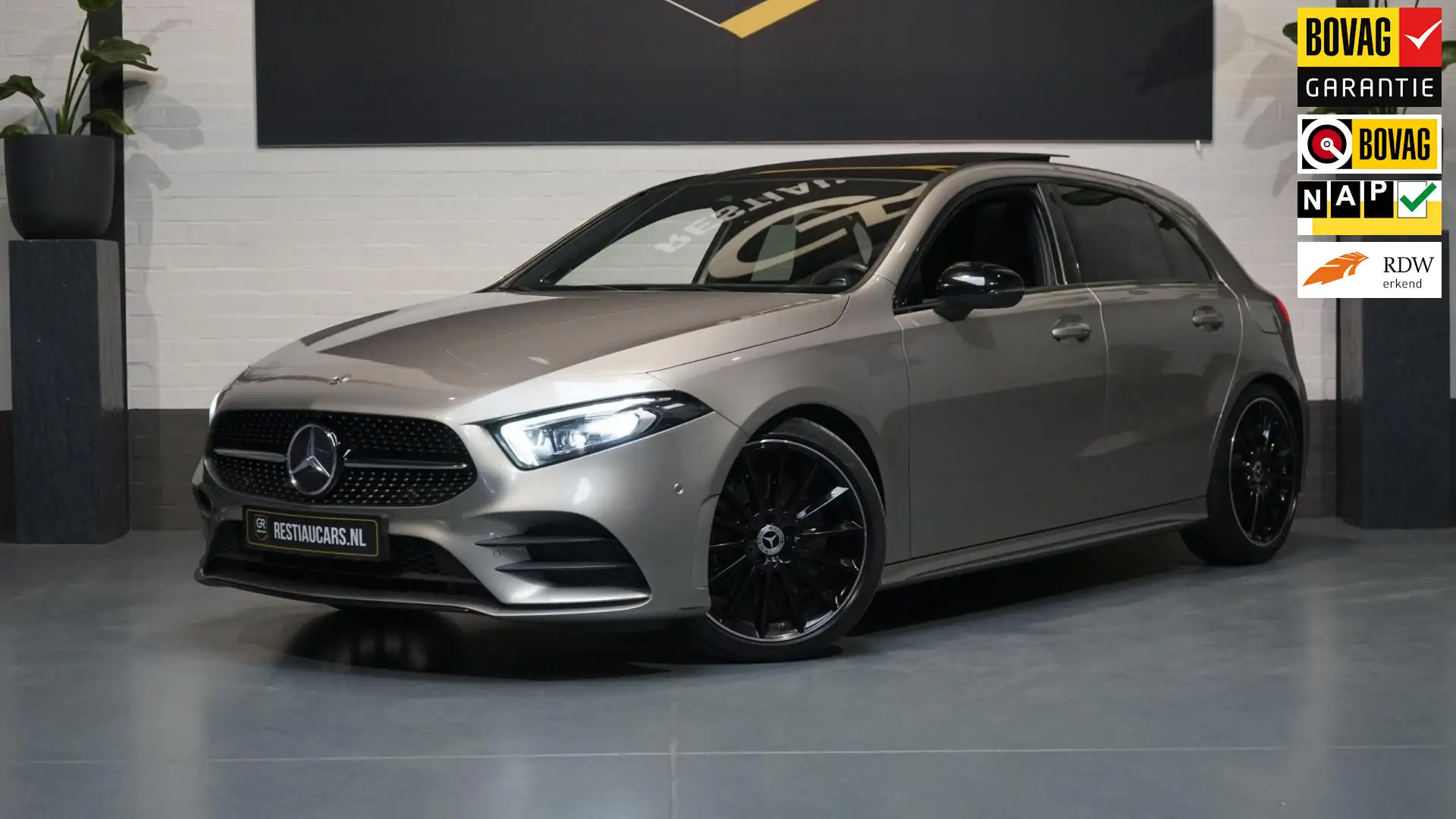 Mercedes-Benz A 250 A250 AMG 4MATIC 360CAMERA-AMBIANCE-BURMESTER-HEADU Šedá - 1