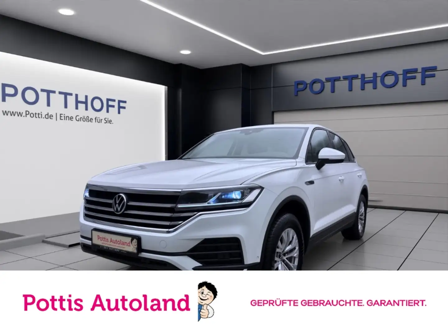 Volkswagen Touareg 3.0 TDI DSG 4M AHK KAMERA PDC NAVI KLIMA Blanc - 1