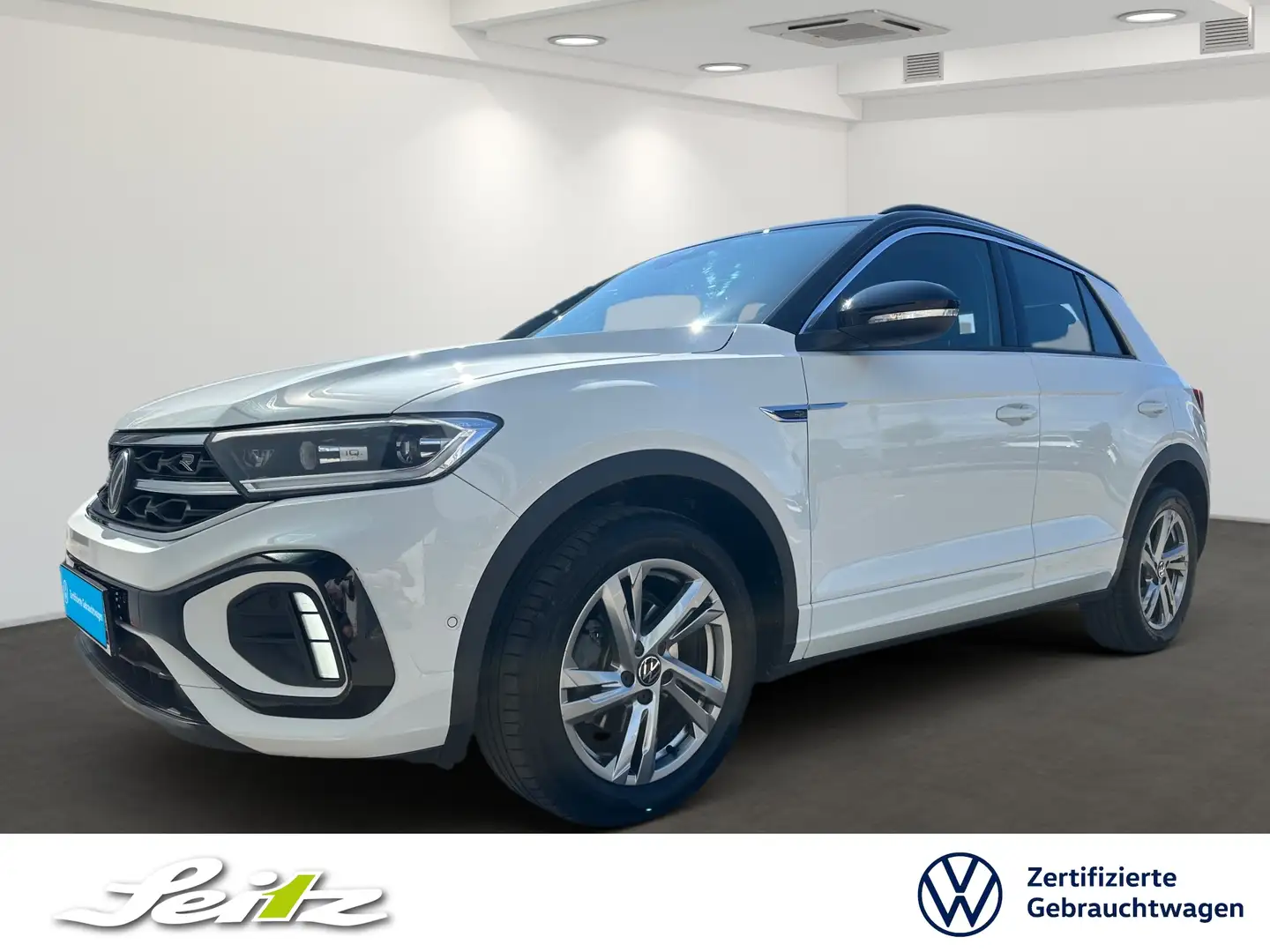 Volkswagen T-Roc 1.5 TSI R-Line *LED*KAMERA*NAVI* Wit - 1