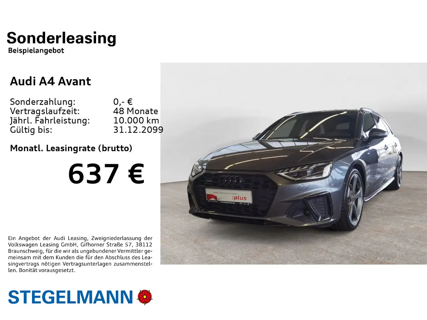 Audi A4 40 TDI S-tronic S-Line *Matrix-LED*Navi Grau - 2
