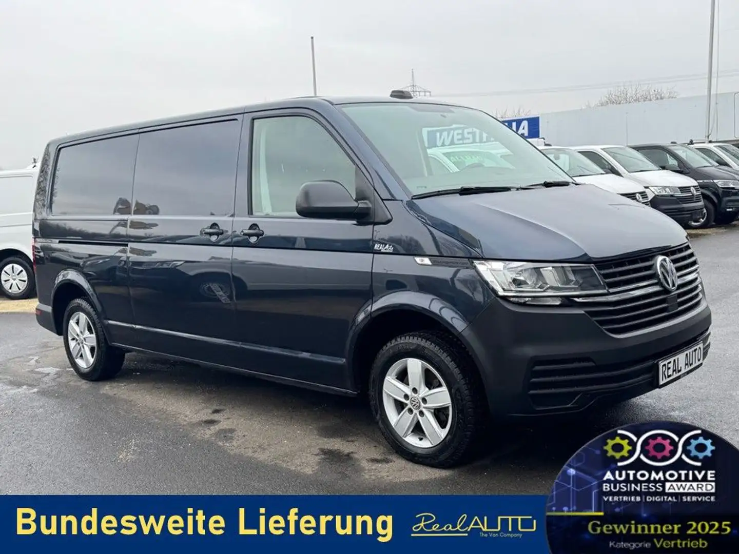 Volkswagen T6 Transporter 6.1 Kasten TDI LR 4Motion AHK*ACC Blau - 1