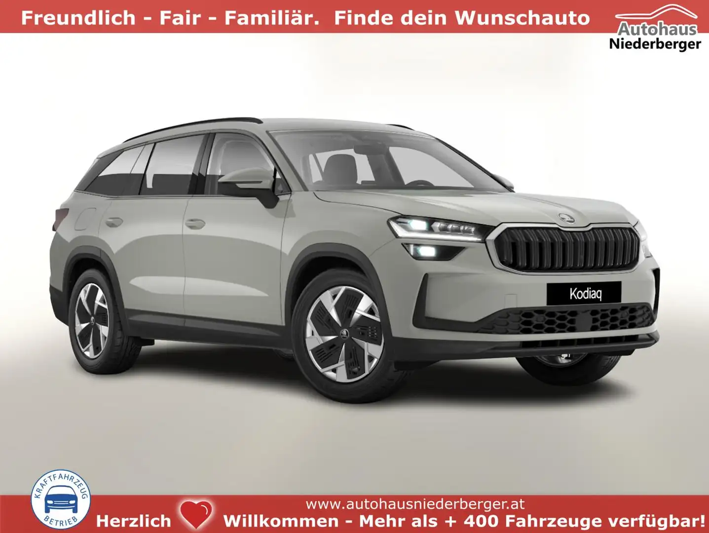 Skoda Kodiaq Selection TDI 193 4x4 Selec AHK Matrix Nav ACC ... Grau - 1