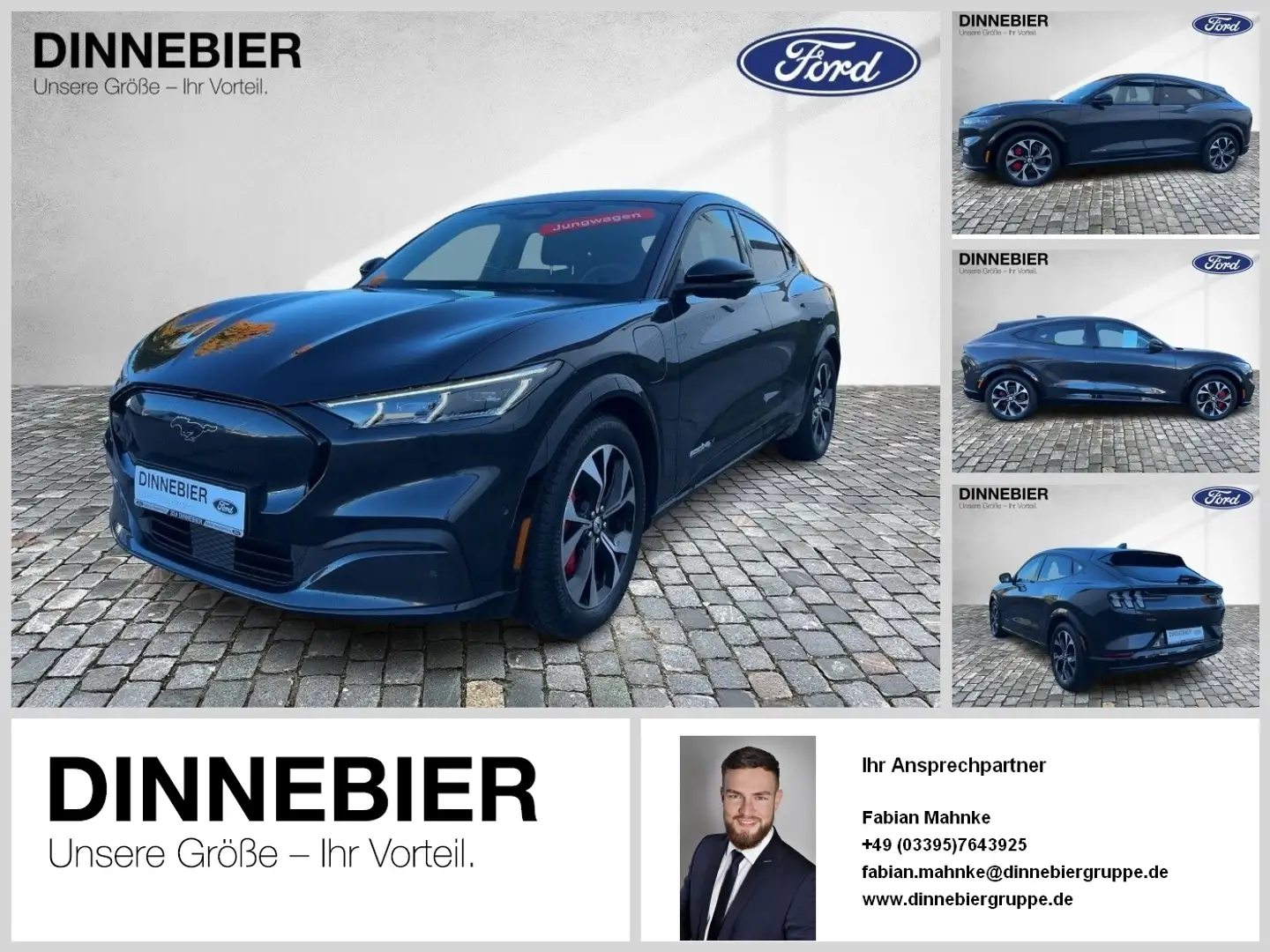 Ford Mustang Mach-E AWD EXTENDED RANGE ParkAss. Navi Schwarz - 1