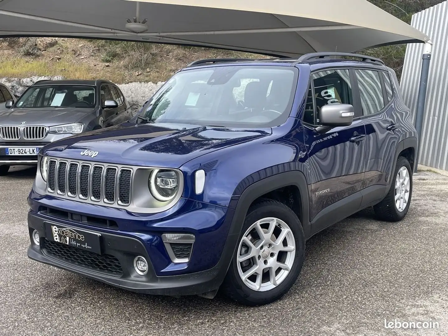 Jeep Renegade 1.3 GSE T4 150CH LIMITED BVR6 Bleu - 2