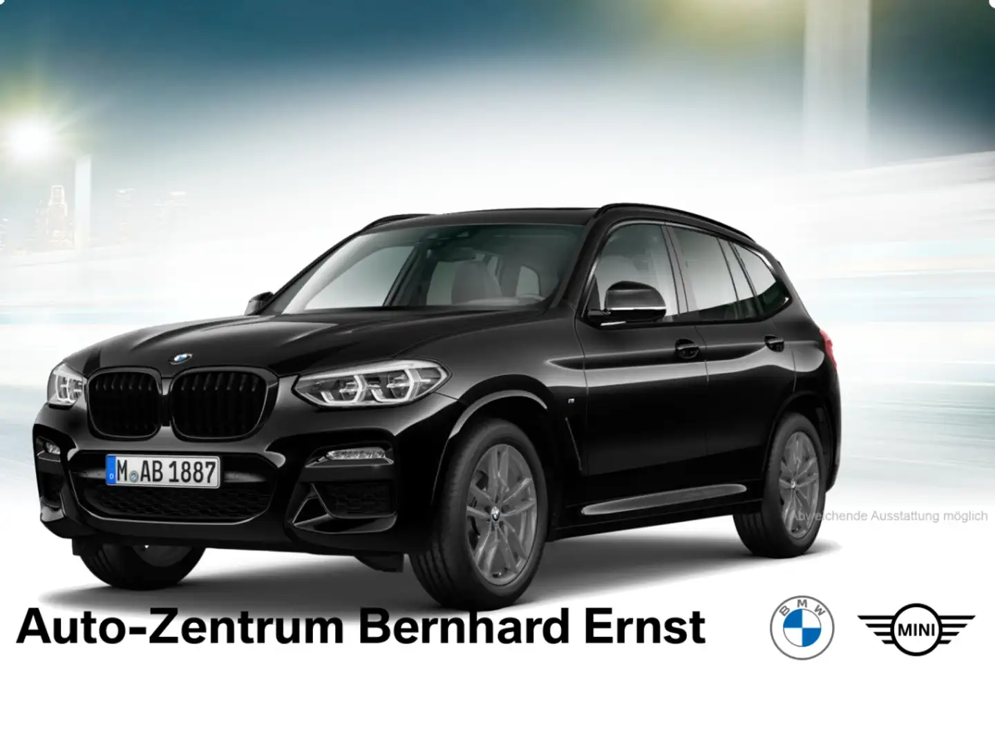 BMW X3 xDrive20d M SPORT PANO AHK ACC HIFI HuD ALED Noir - 2