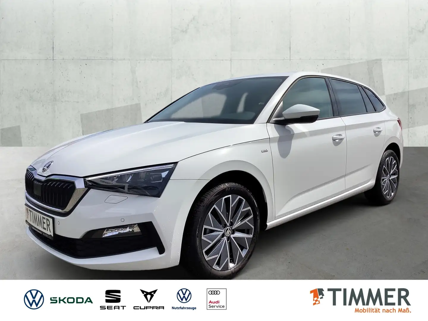 Skoda Scala 1.0 TSI Tour Smart-Link*ACC*SH*ALU* Weiß - 1