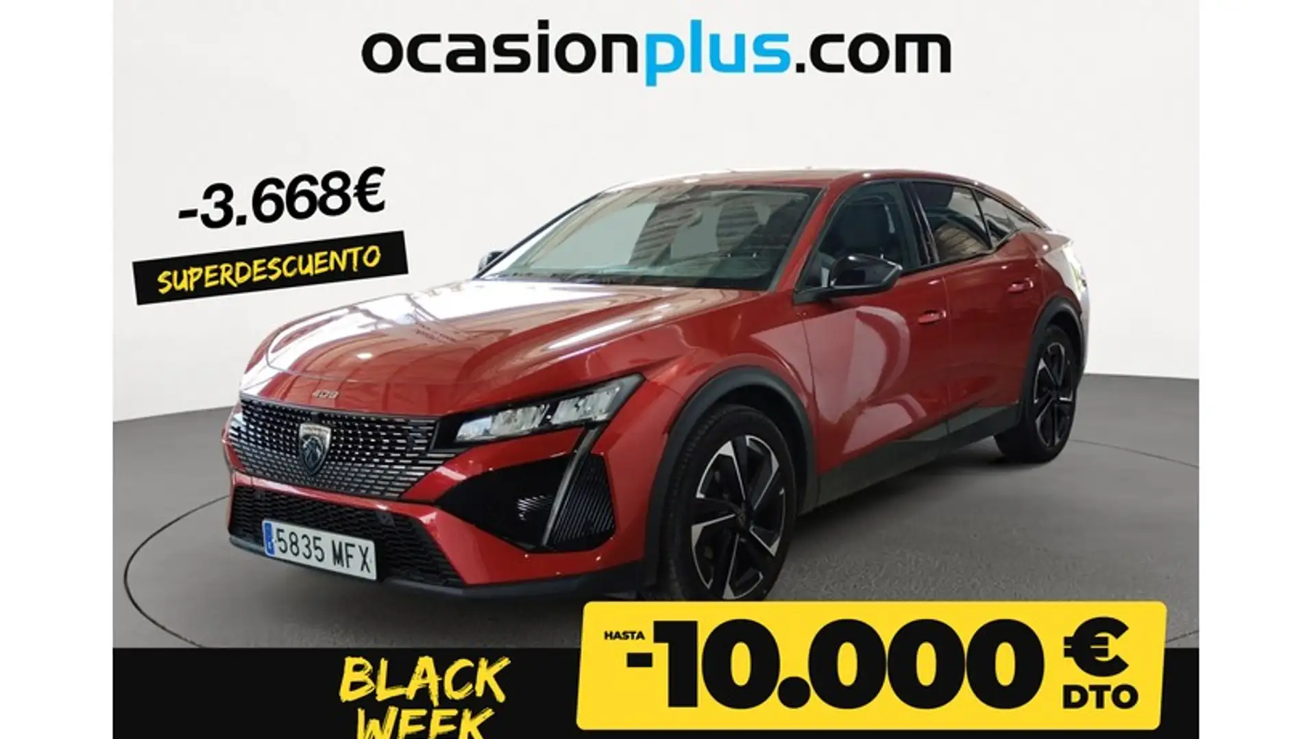 Peugeot 408 PureTech 130 Allure Pack EAT8 Noir - 1