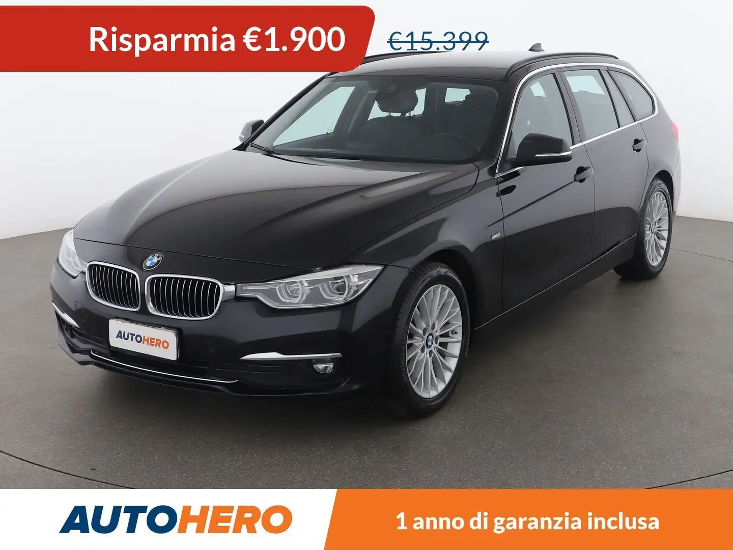 BMW 316 316d Luxury Touring Czarny - 1