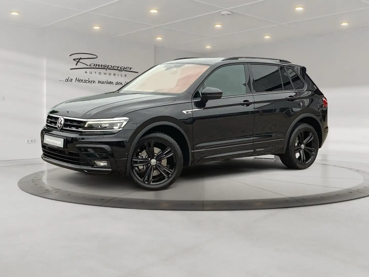 Volkswagen Tiguan 2.0 TSI DSG R-Line AHK ACC LED Navi Leder Schwarz - 2