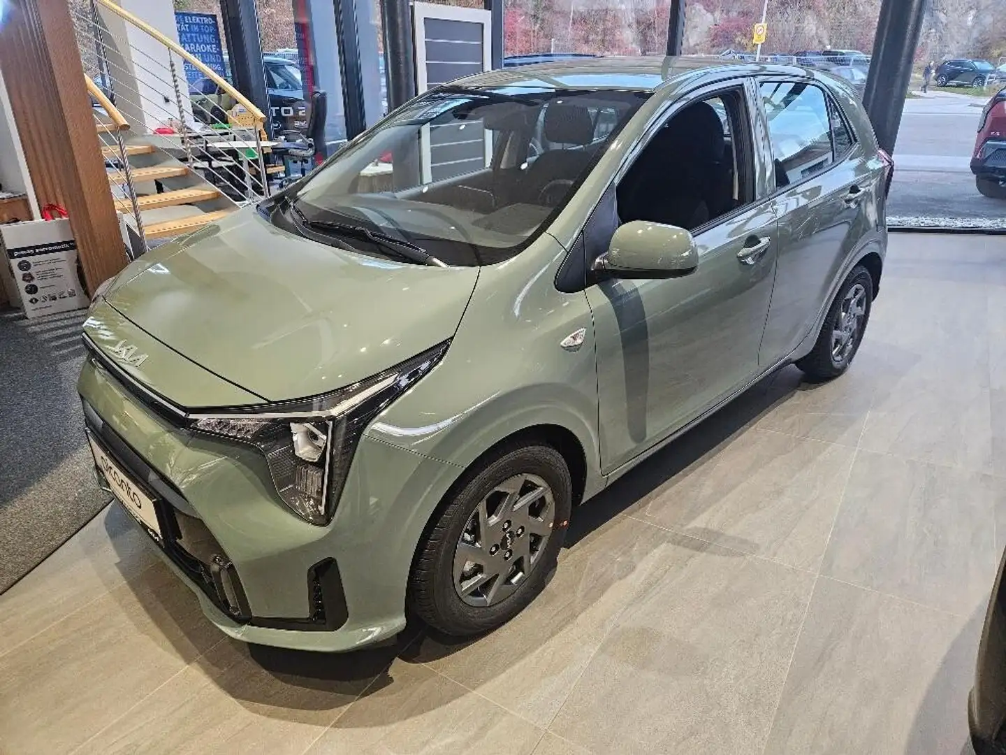Kia Picanto 1,0 GDI Silber 4 Stz. Grün - 2