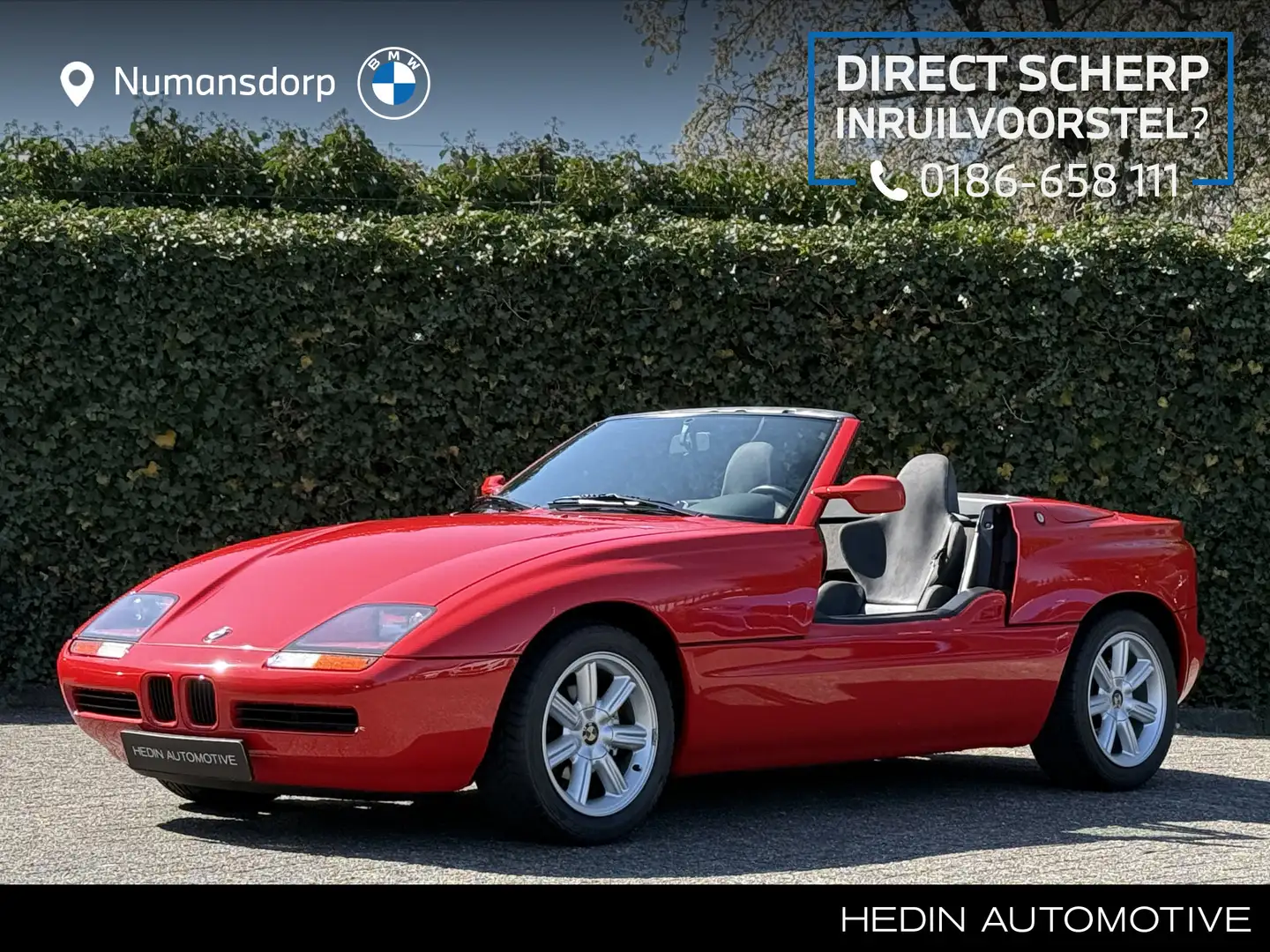 BMW Z1 | 5.558 km! | TOPROT | Orgineel NL auto | 03-1991 Roşu - 1