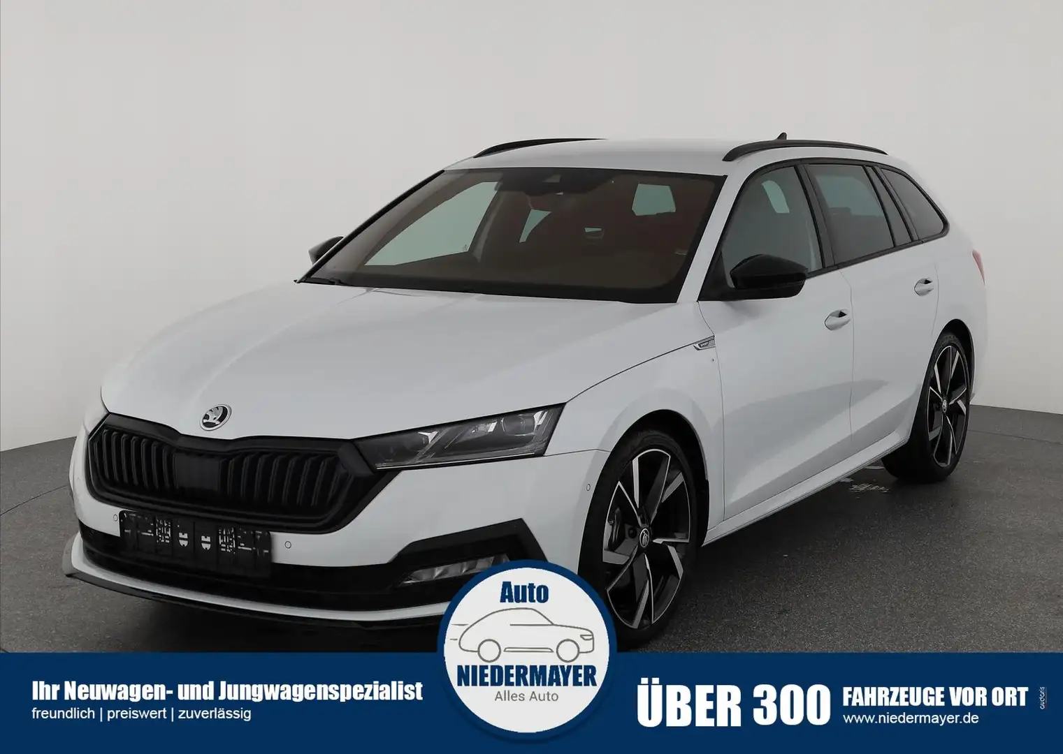 Skoda Octavia Combi IV 2.0 TSI DSG 4x4 Sportline, Matrix, Side, Weiß - 1