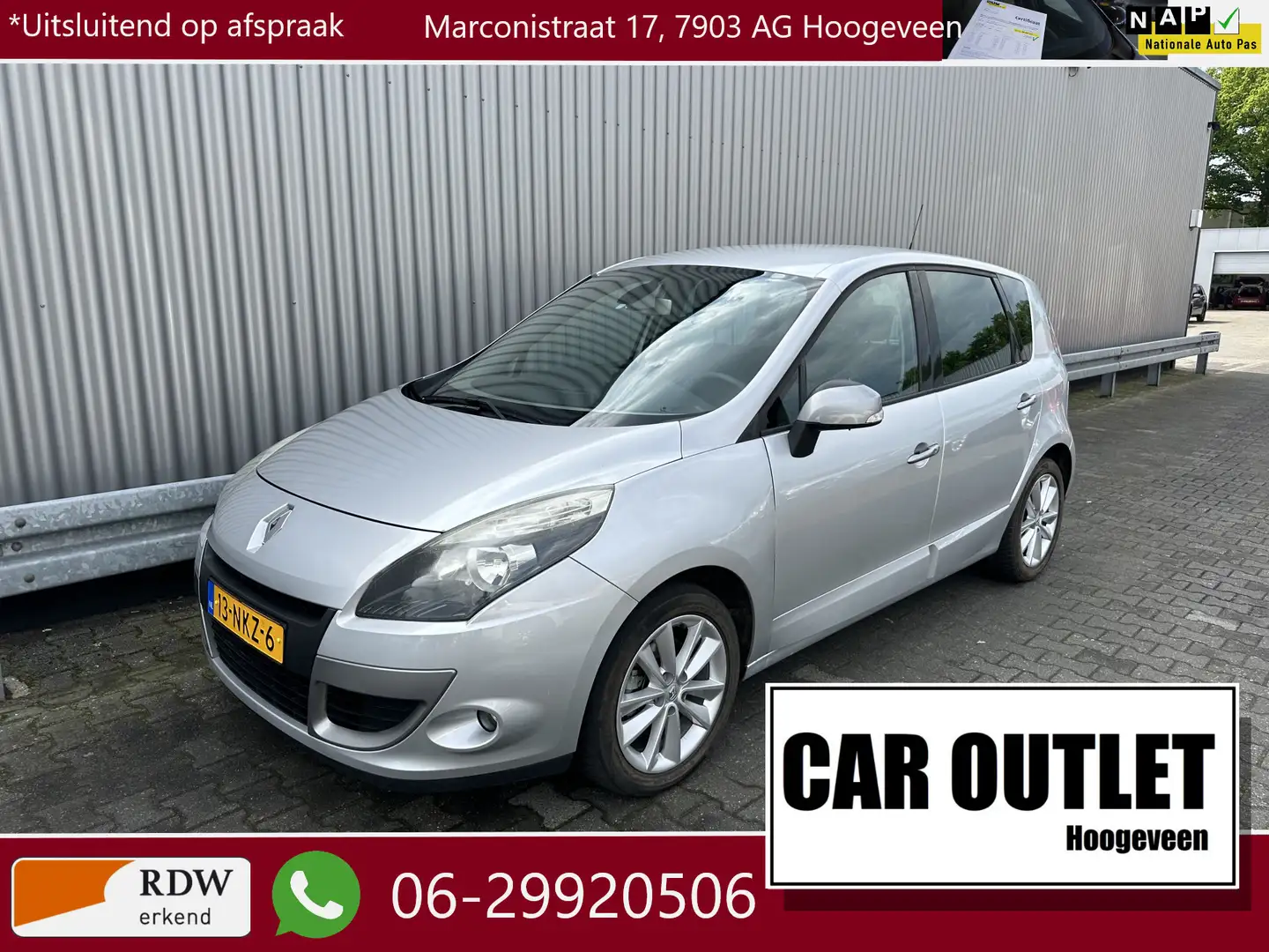 Renault Scenic 1.6 Celsium Clima, Navi, CC, Zonwr, LM, Trekh, nw. Grijs - 1